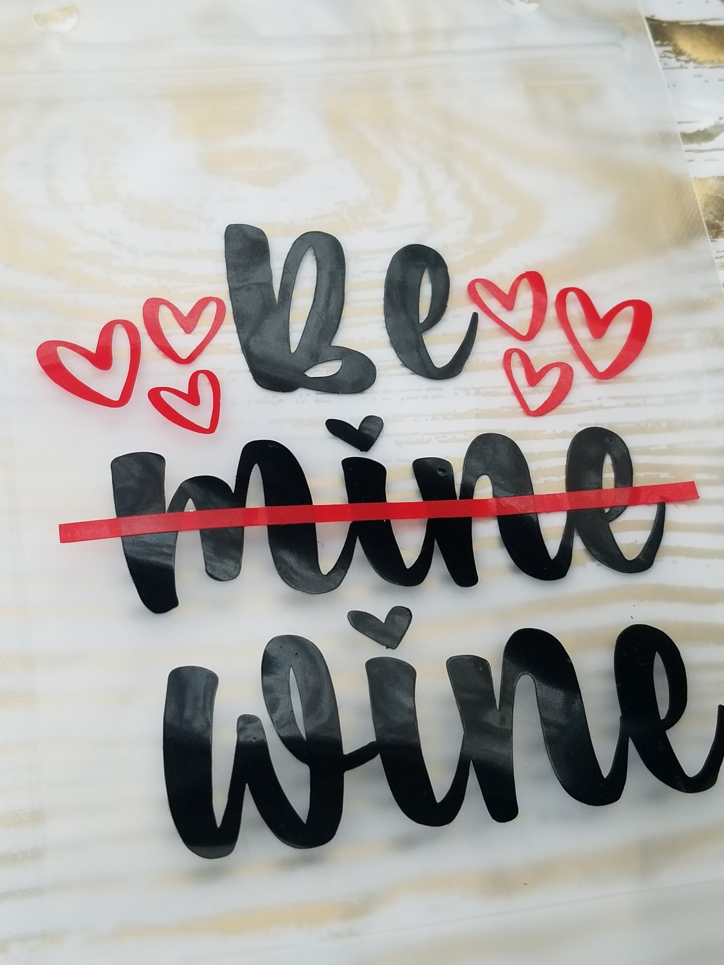 Be (mine) wine Refillable Drink Pouch