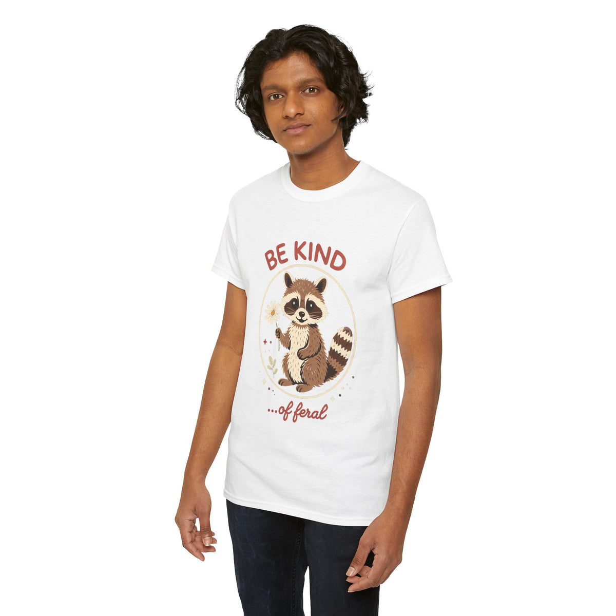 "Be Kind...of Feral" Raccoon Graphic Tee