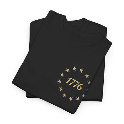 1776 We the People T-Shirt — Vintage Flag Constitution Graphic Tee
