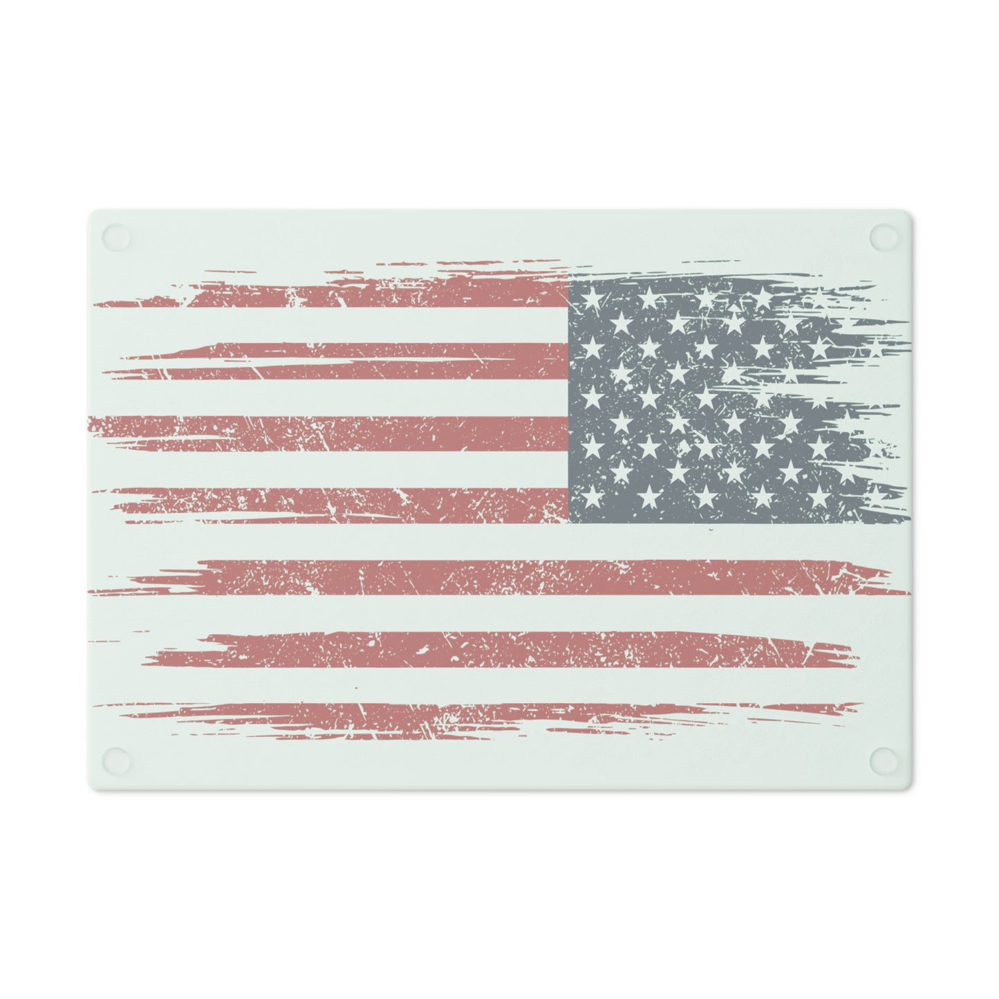 American Flag Cutting Board — Distressed USA Patriotic Kitchen Serving Board