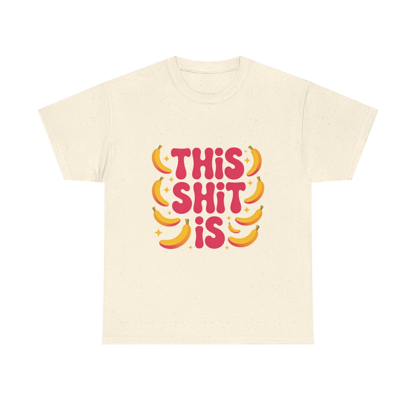 Graphic Tee — “This Shit Is” Retro Banana Pop Shirt