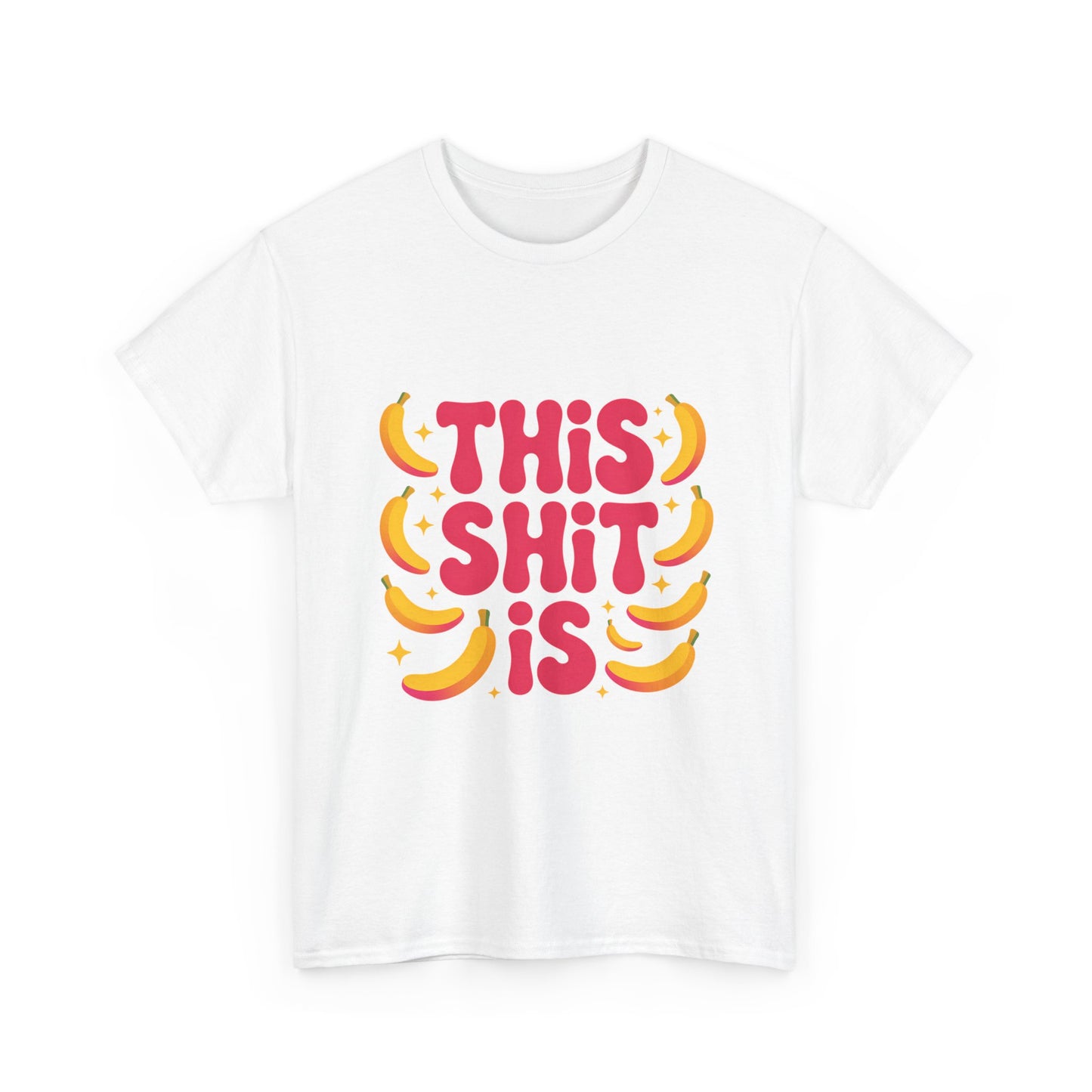 Graphic Tee — “This Shit Is” Retro Banana Pop Shirt