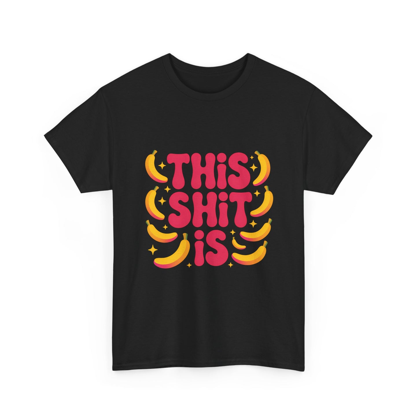 Graphic Tee — “This Shit Is” Retro Banana Pop Shirt