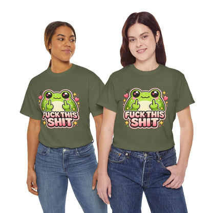 Cute Frog 'Fuck This Shit' T-Shirt