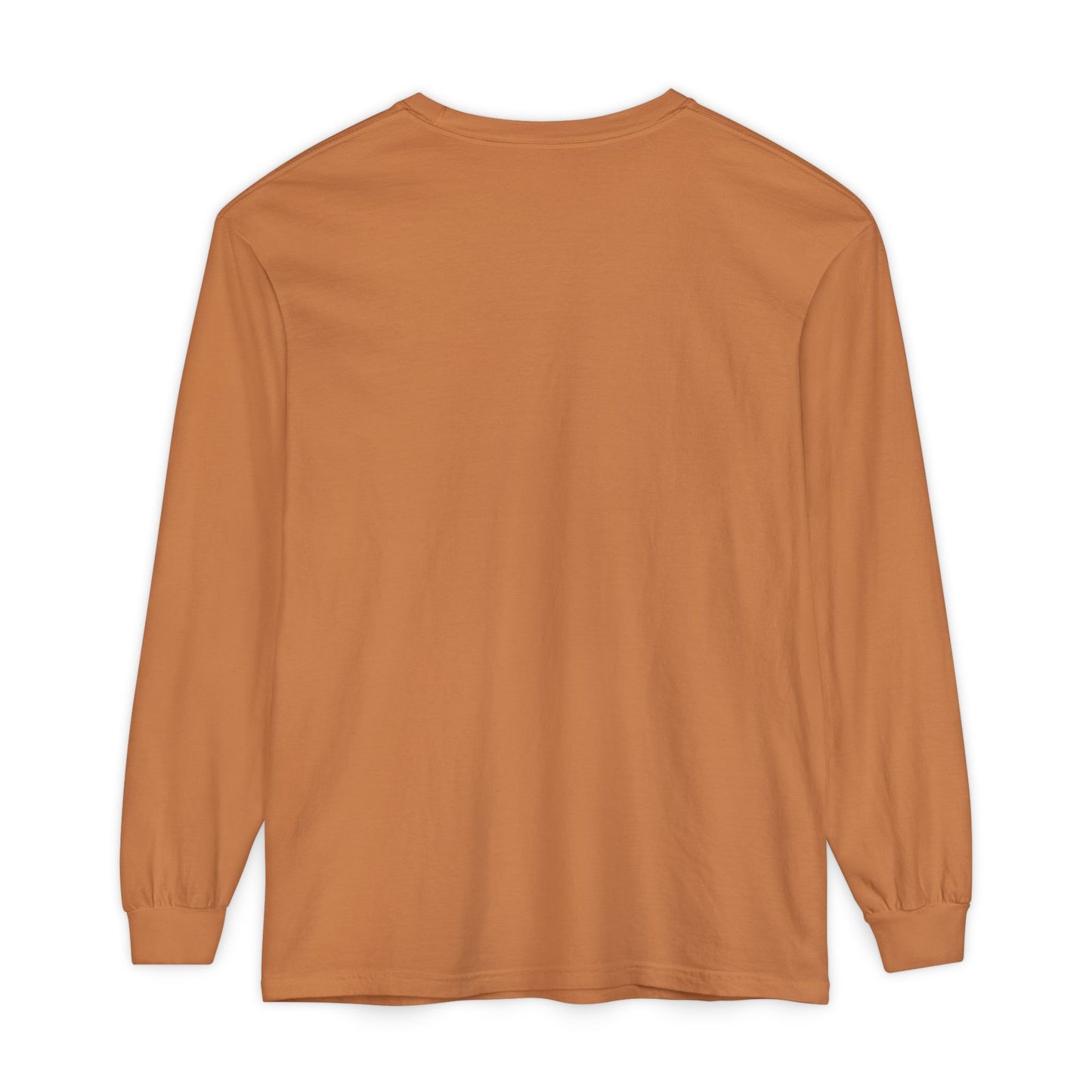 Cute Halloween Ghost Long Sleeve T-Shirt – Pumpkin & Haunted House Graphic