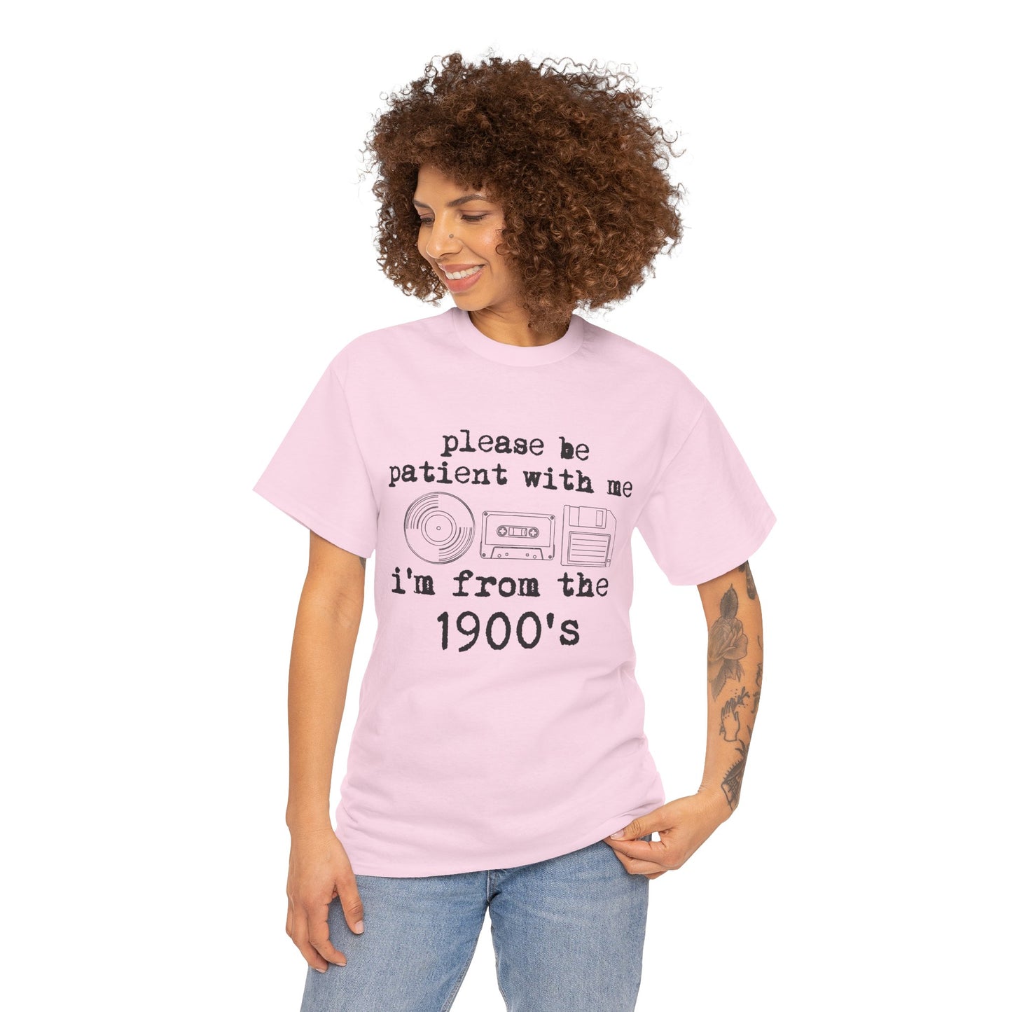 Vintage Humor T-Shirt - "Please Be Patient With Me I'm From the 1900's" Retro Tech Tee