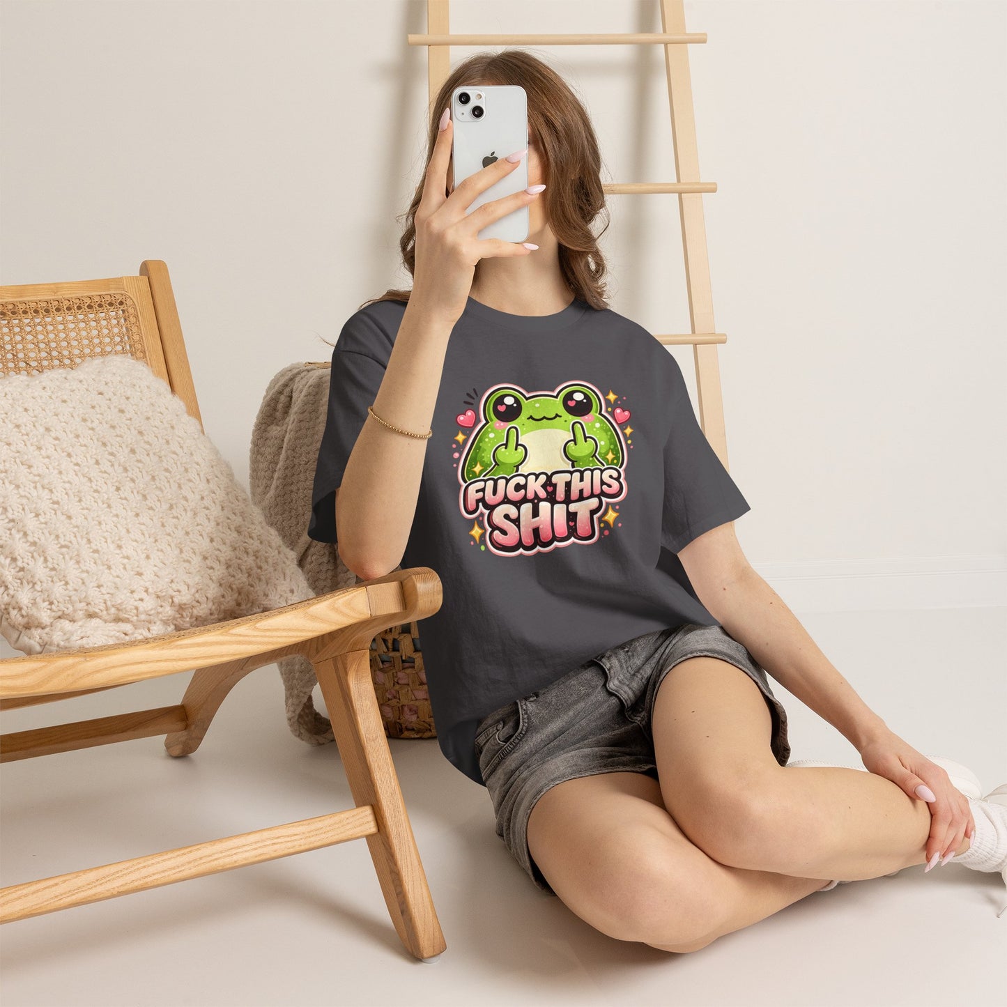Cute Frog 'Fuck This Shit' T-Shirt