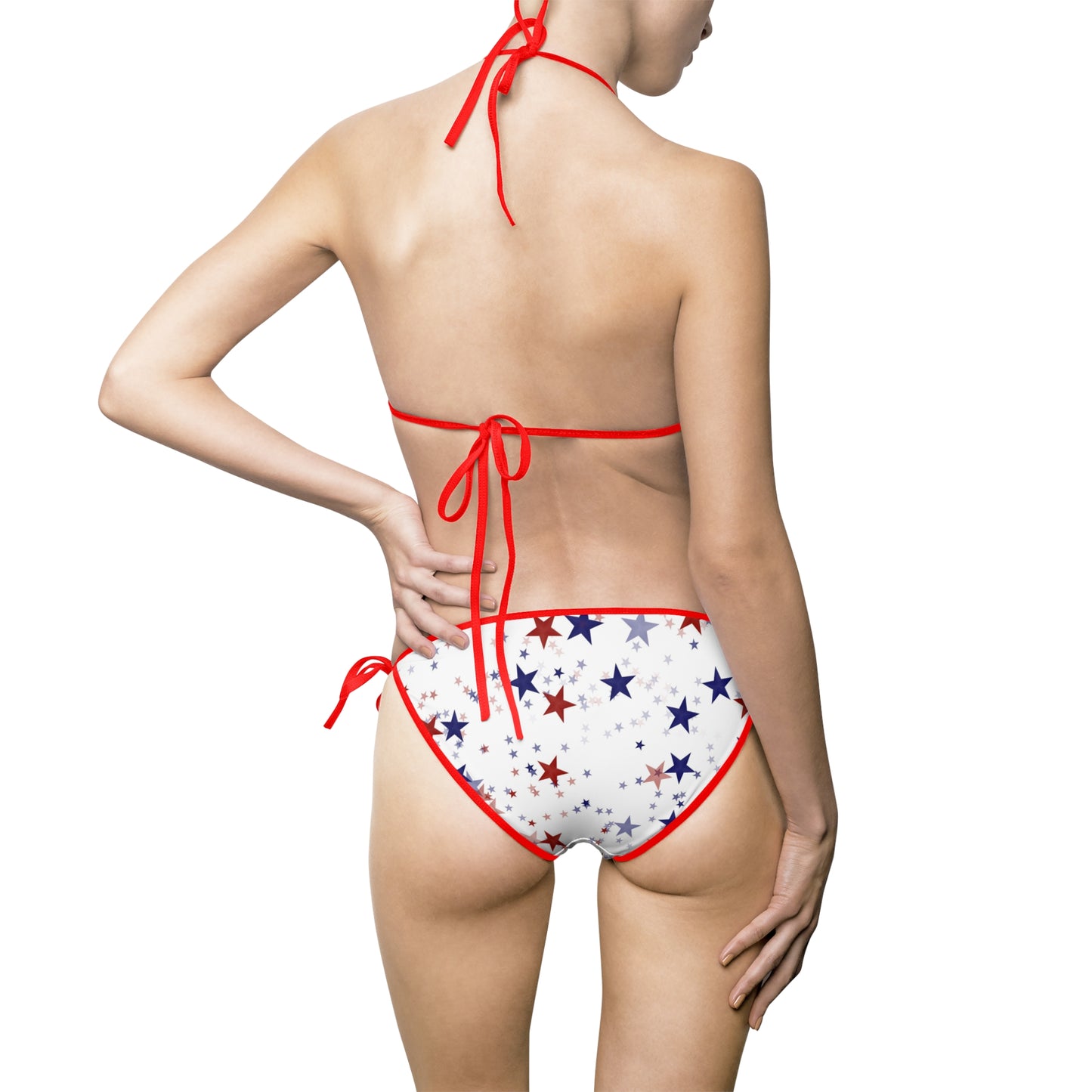 Star Spangled Bikini — Women's Patriotic Triangle Swimsuit