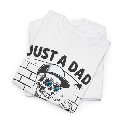 Just A Dad Skull Tee — "Who Always Came Back With The Milk" Vintage Father's Day T‑Shirt