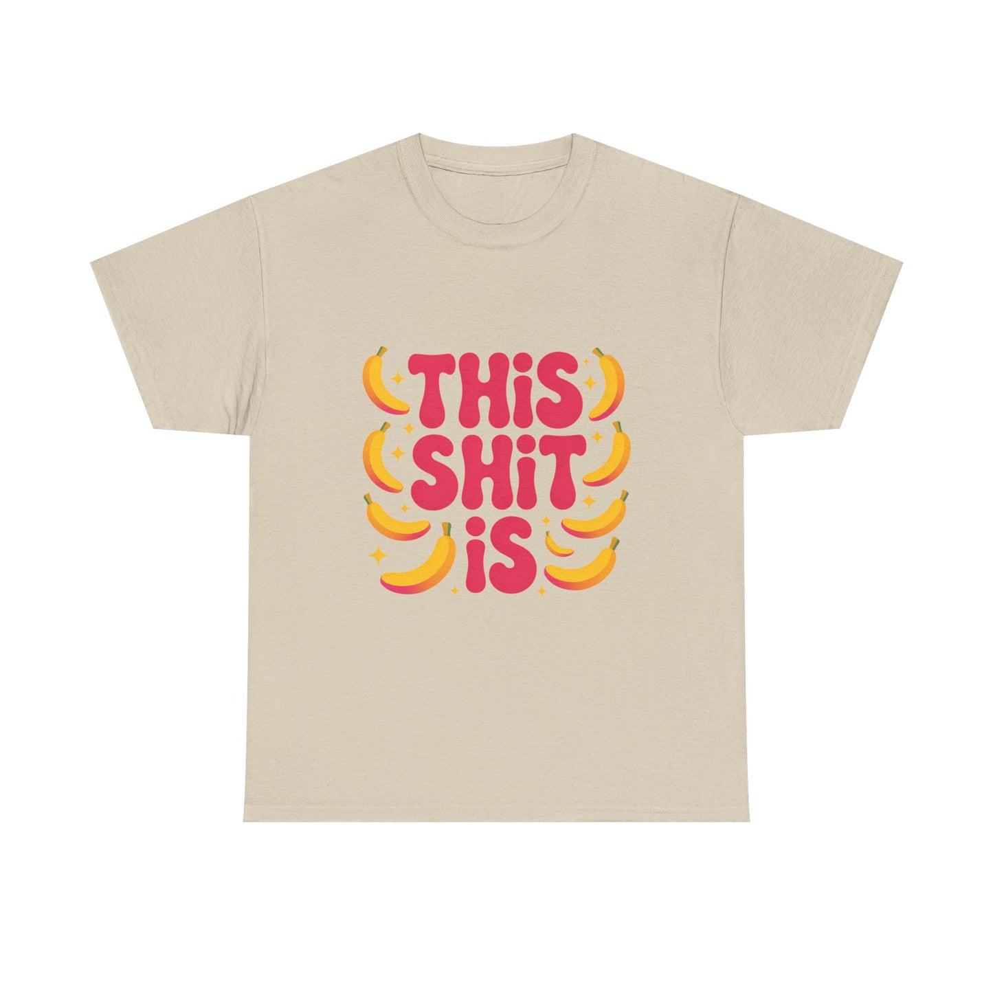 Graphic Tee — “This Shit Is” Retro Banana Pop Shirt