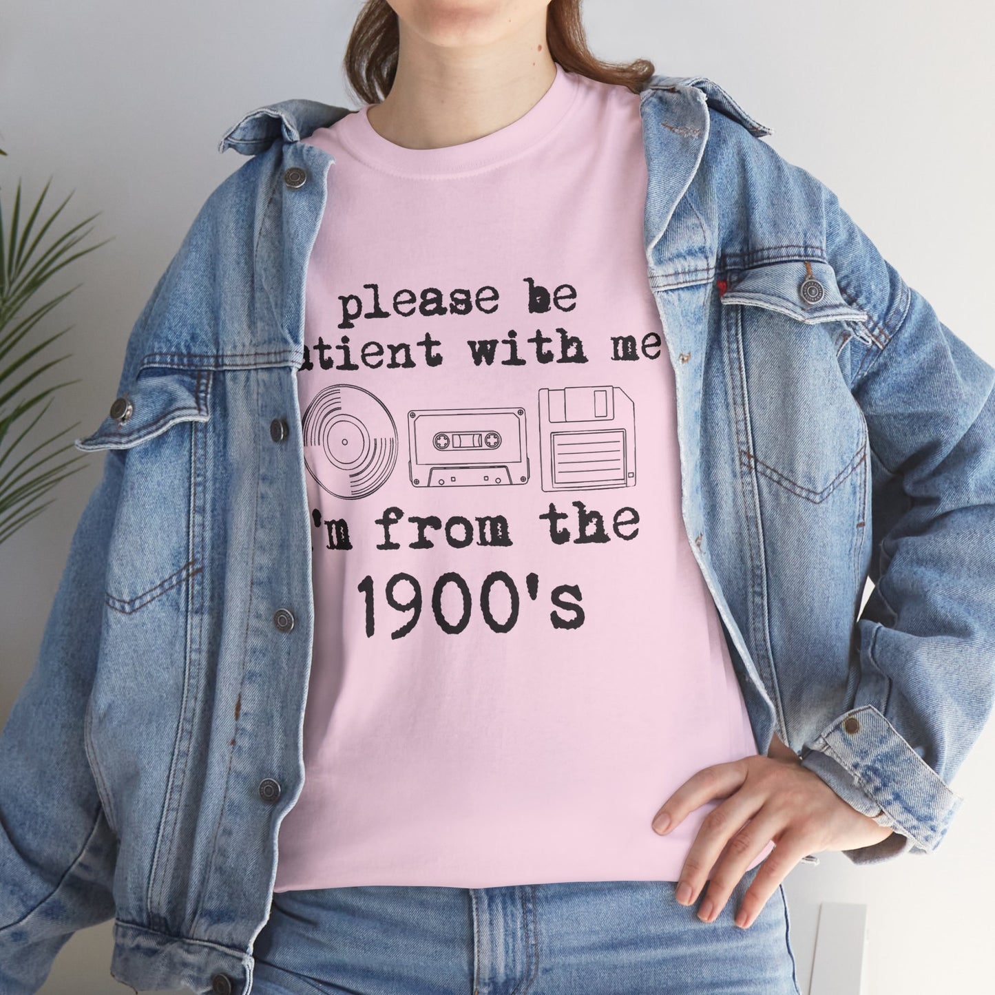 Vintage Humor T-Shirt - "Please Be Patient With Me I'm From the 1900's" Retro Tech Tee