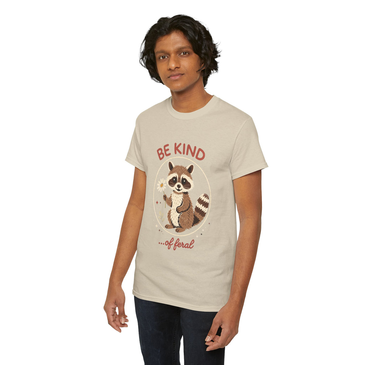 "Be Kind...of Feral" Raccoon Graphic Tee