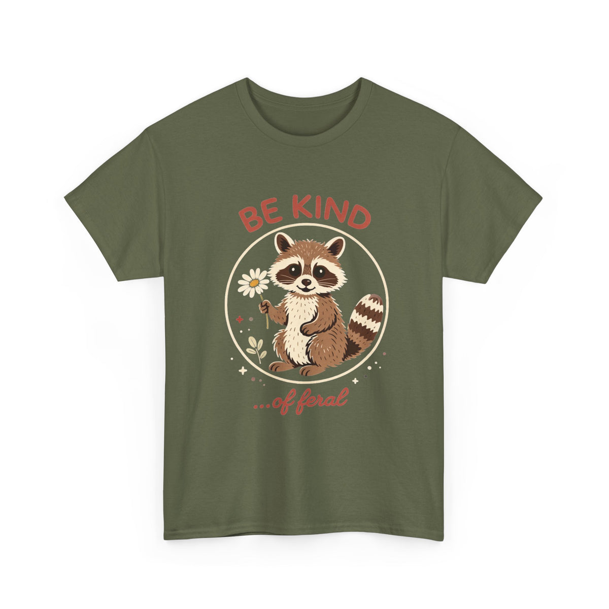 "Be Kind...of Feral" Raccoon Graphic Tee