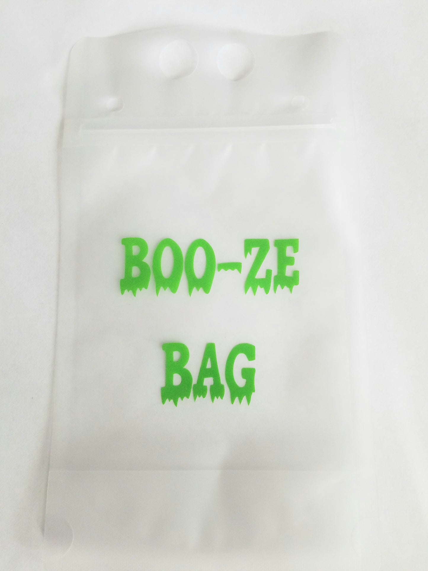 Creepy Green "Booze Bag" Refillable Drink Pouch