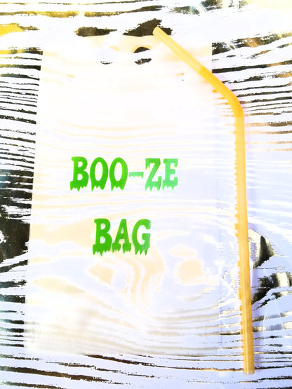 Creepy Green "Booze Bag" Refillable Drink Pouch