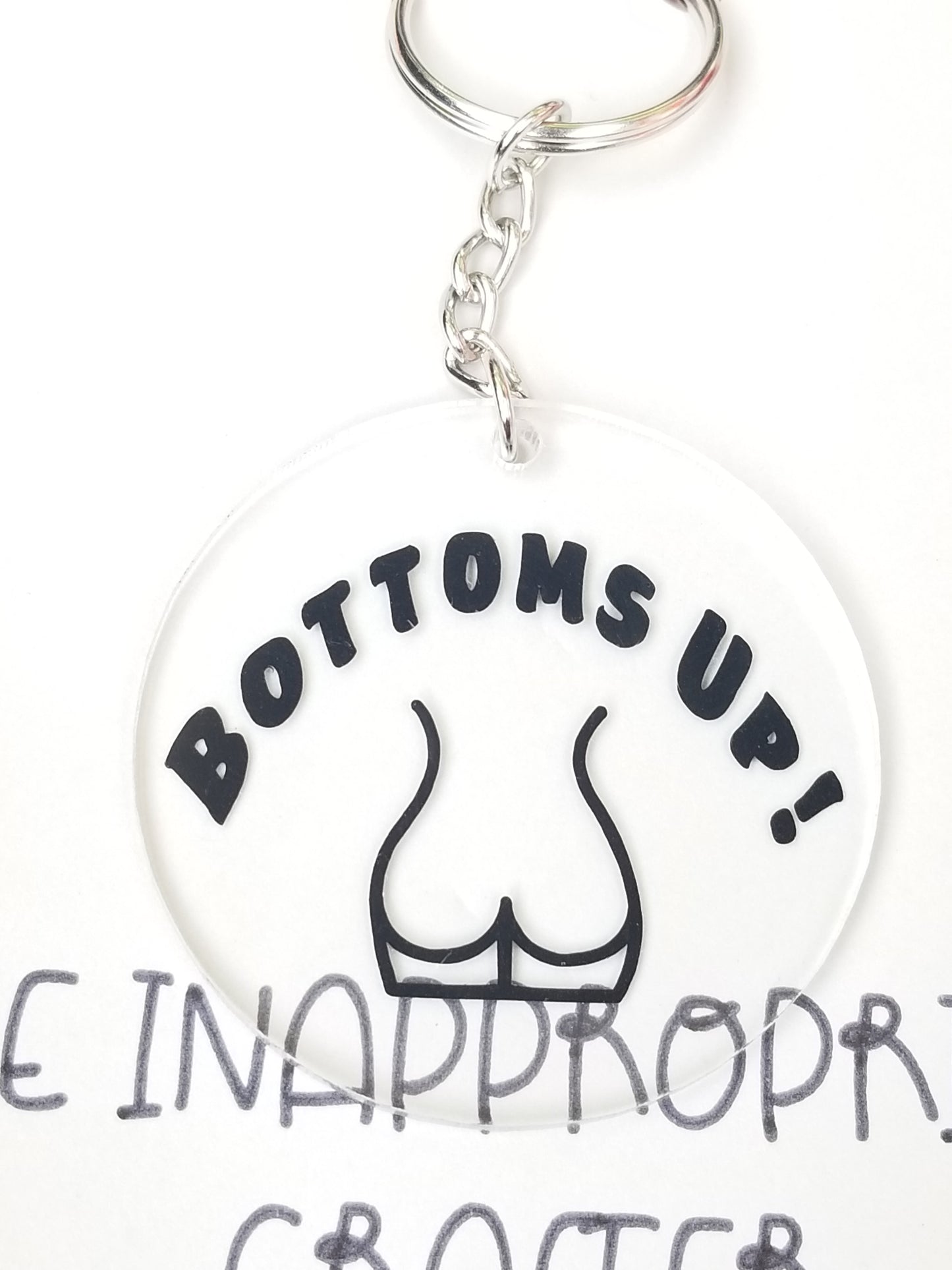 "Bottoms Up" Keychain