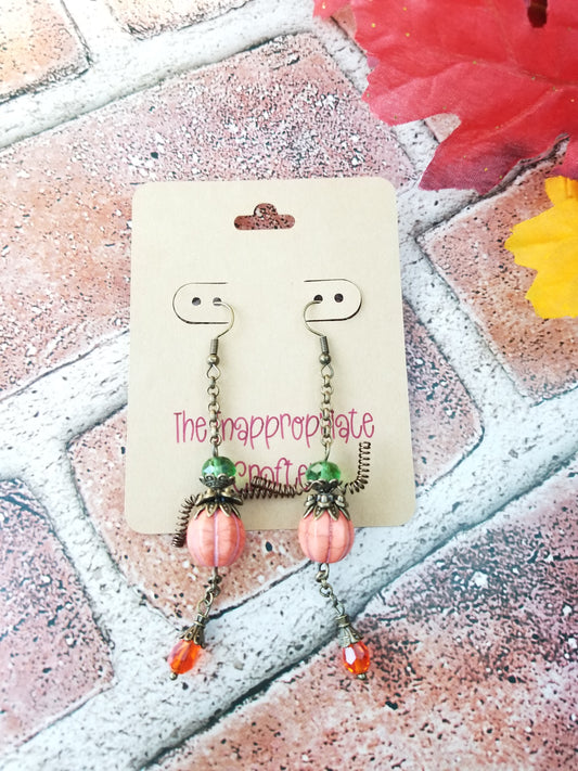 Pumpkin Earrings