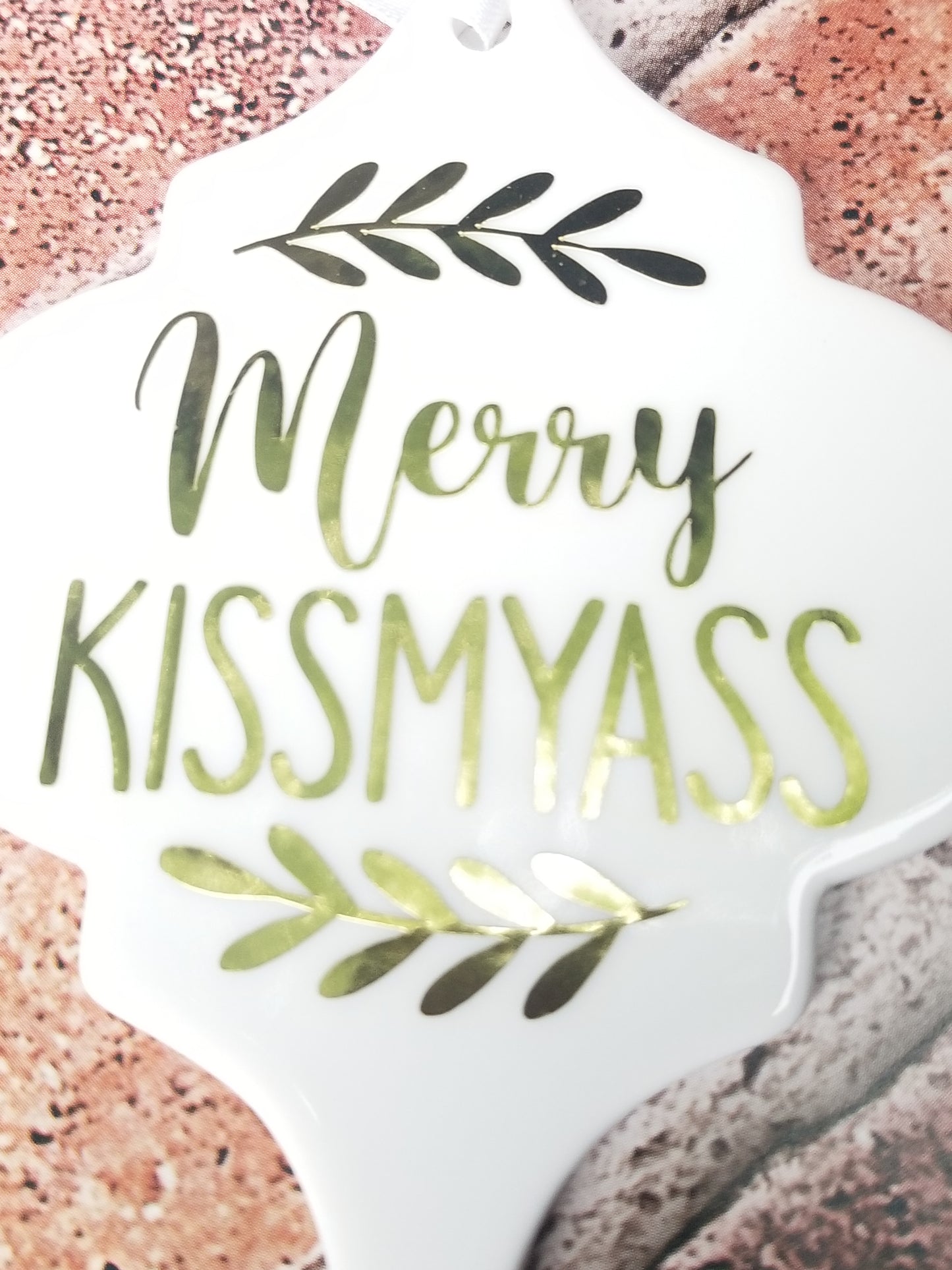 Merry Kissmyass Ornament