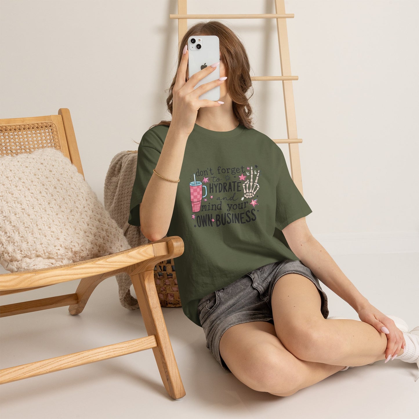 Hydrate & Mind Your Own Business Tee