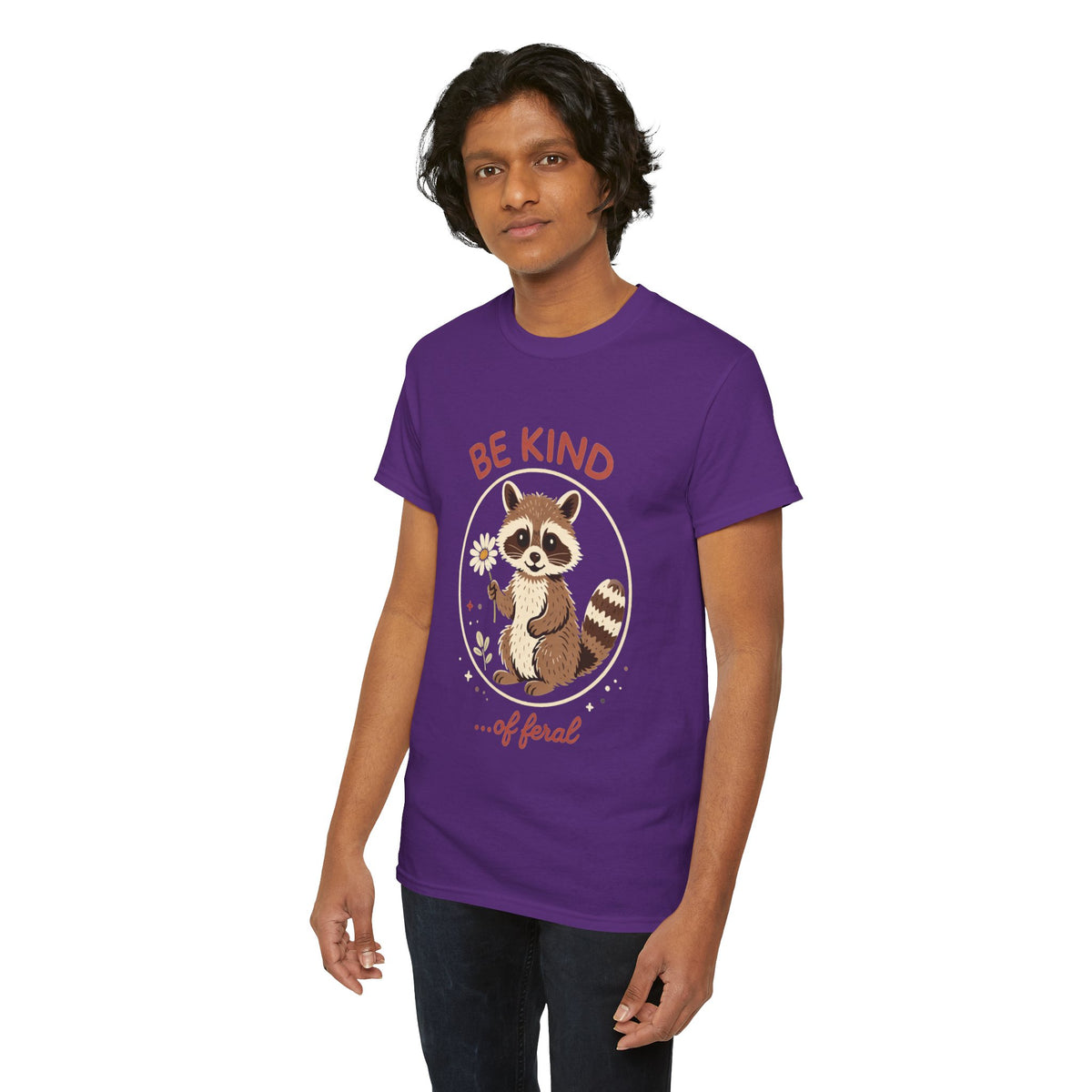 "Be Kind...of Feral" Raccoon Graphic Tee