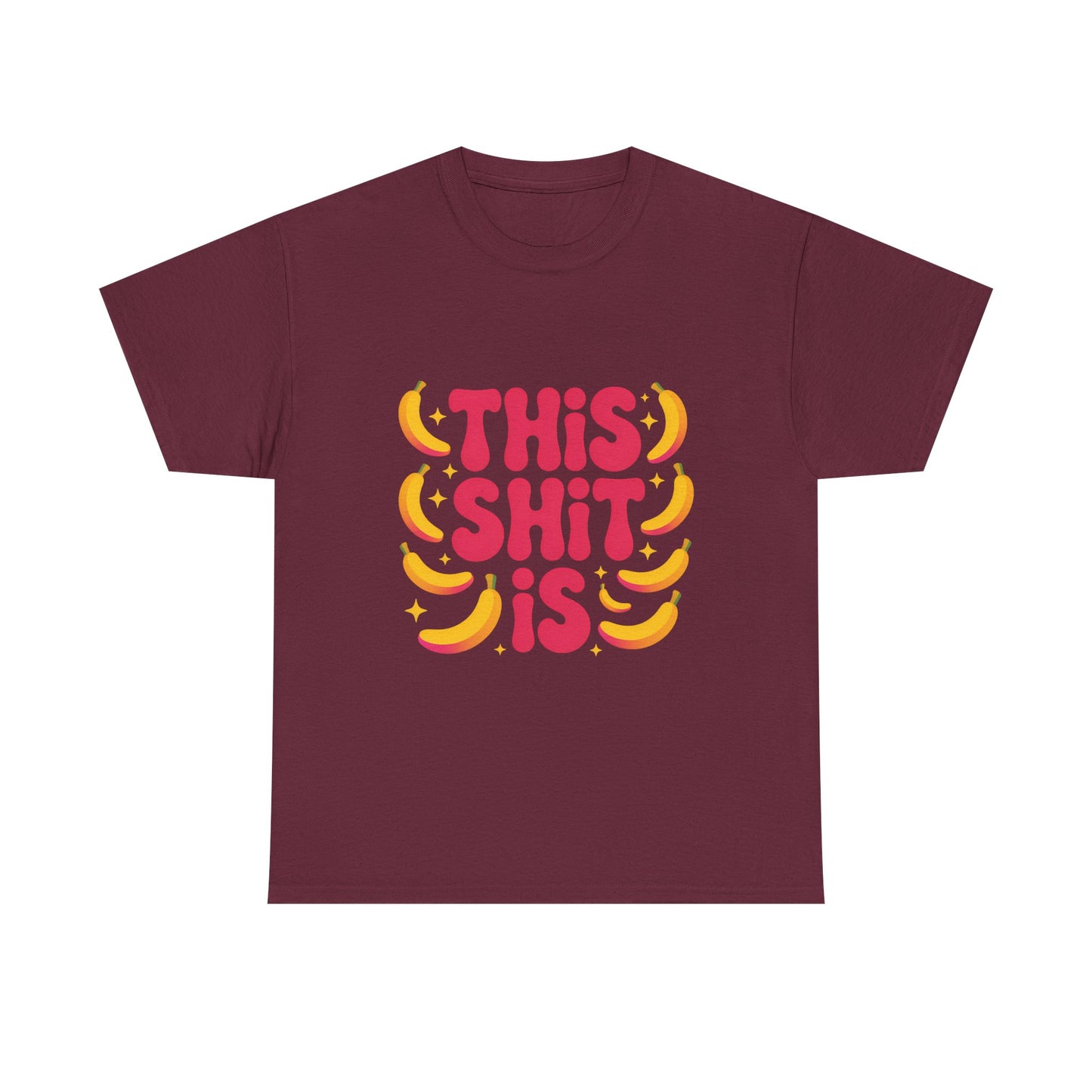 Graphic Tee — “This Shit Is” Retro Banana Pop Shirt