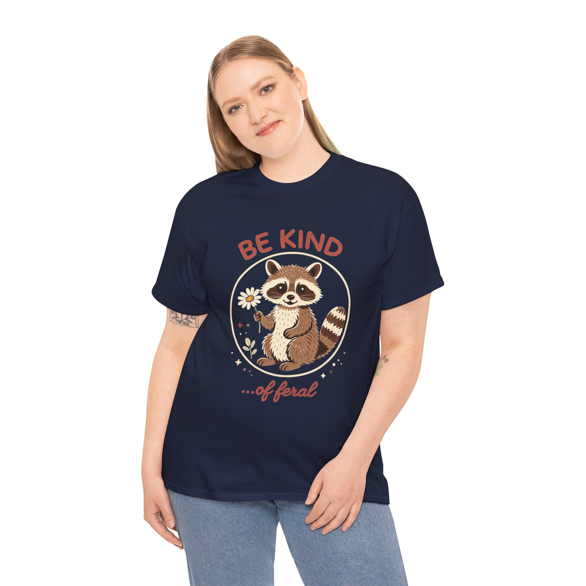 "Be Kind...of Feral" Raccoon Graphic Tee