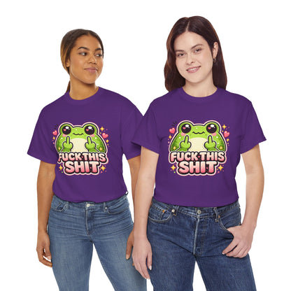 Cute Frog 'Fuck This Shit' T-Shirt