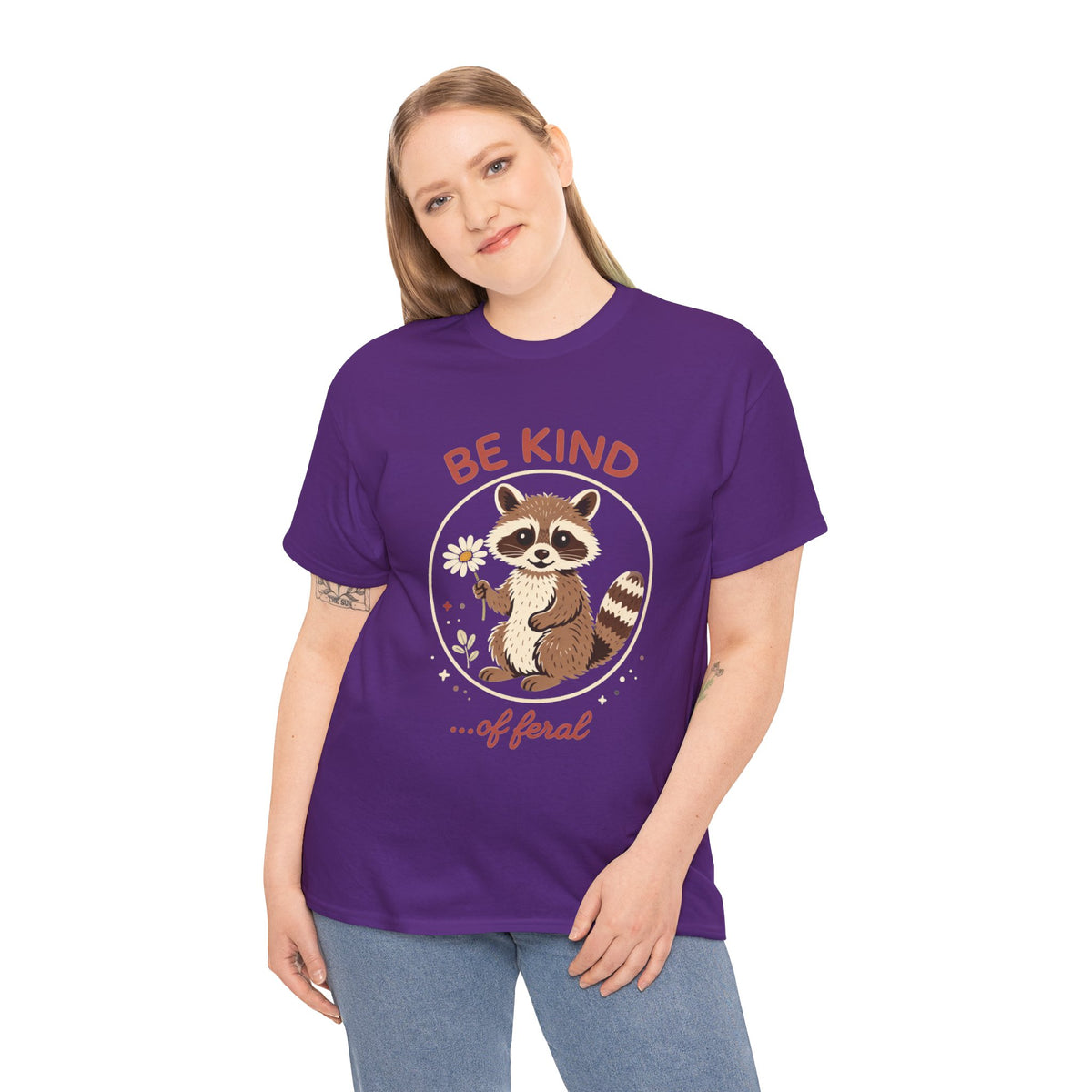"Be Kind...of Feral" Raccoon Graphic Tee