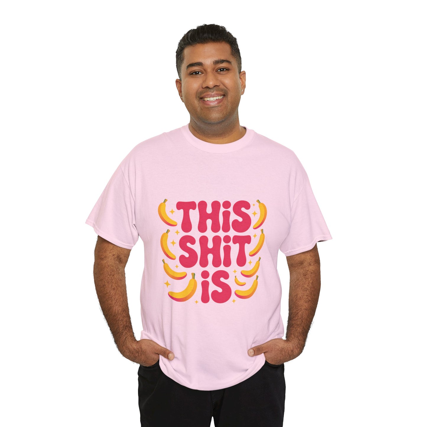 Graphic Tee — “This Shit Is” Retro Banana Pop Shirt