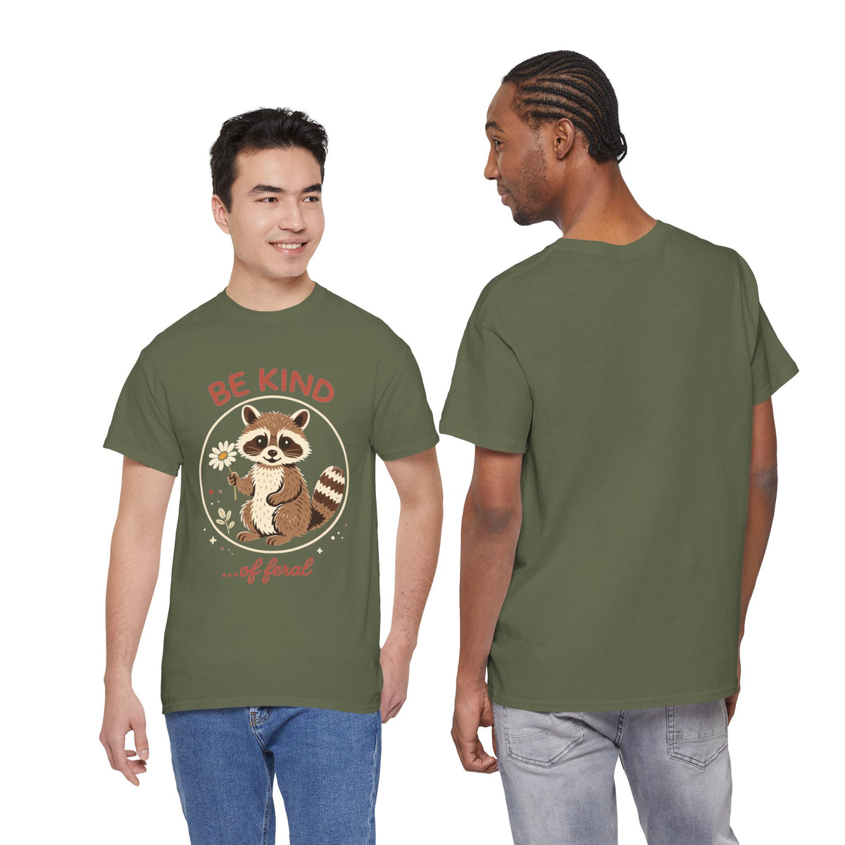 "Be Kind...of Feral" Raccoon Graphic Tee