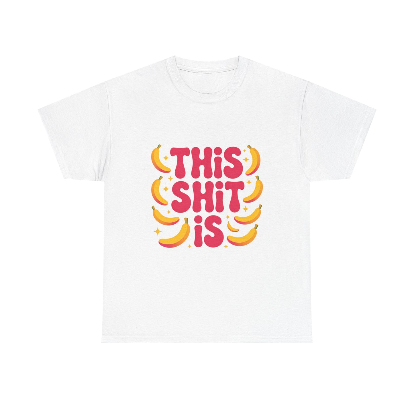Graphic Tee — “This Shit Is” Retro Banana Pop Shirt
