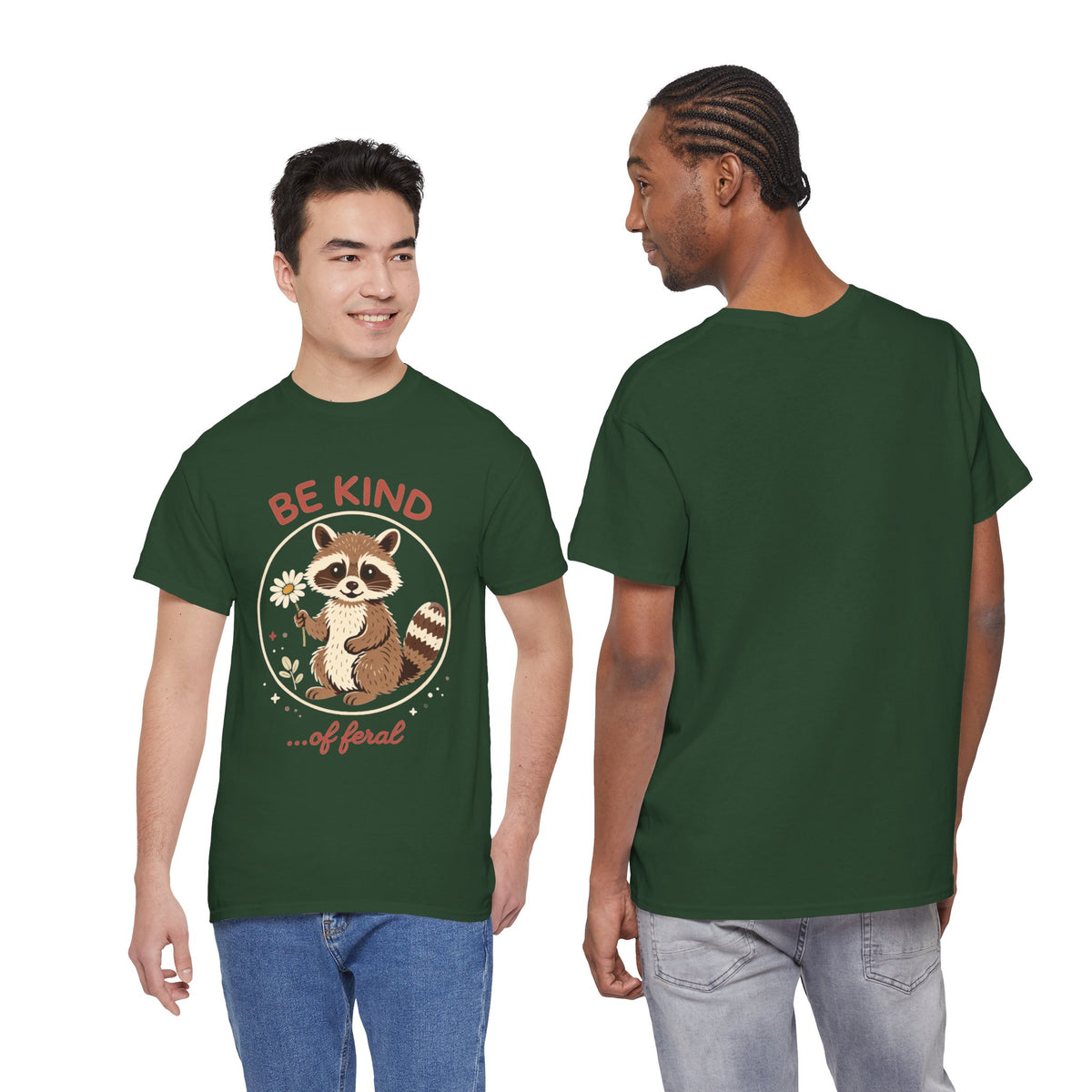 "Be Kind...of Feral" Raccoon Graphic Tee