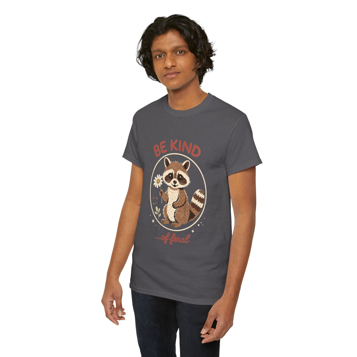 "Be Kind...of Feral" Raccoon Graphic Tee