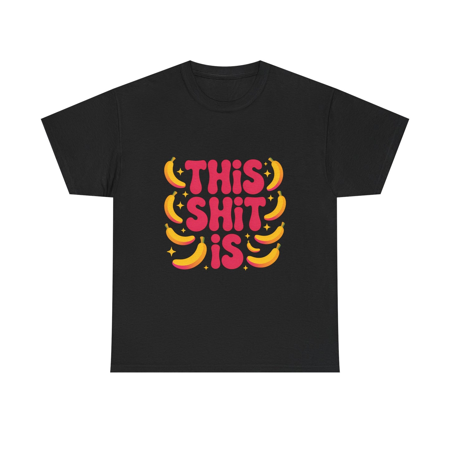 Graphic Tee — “This Shit Is” Retro Banana Pop Shirt