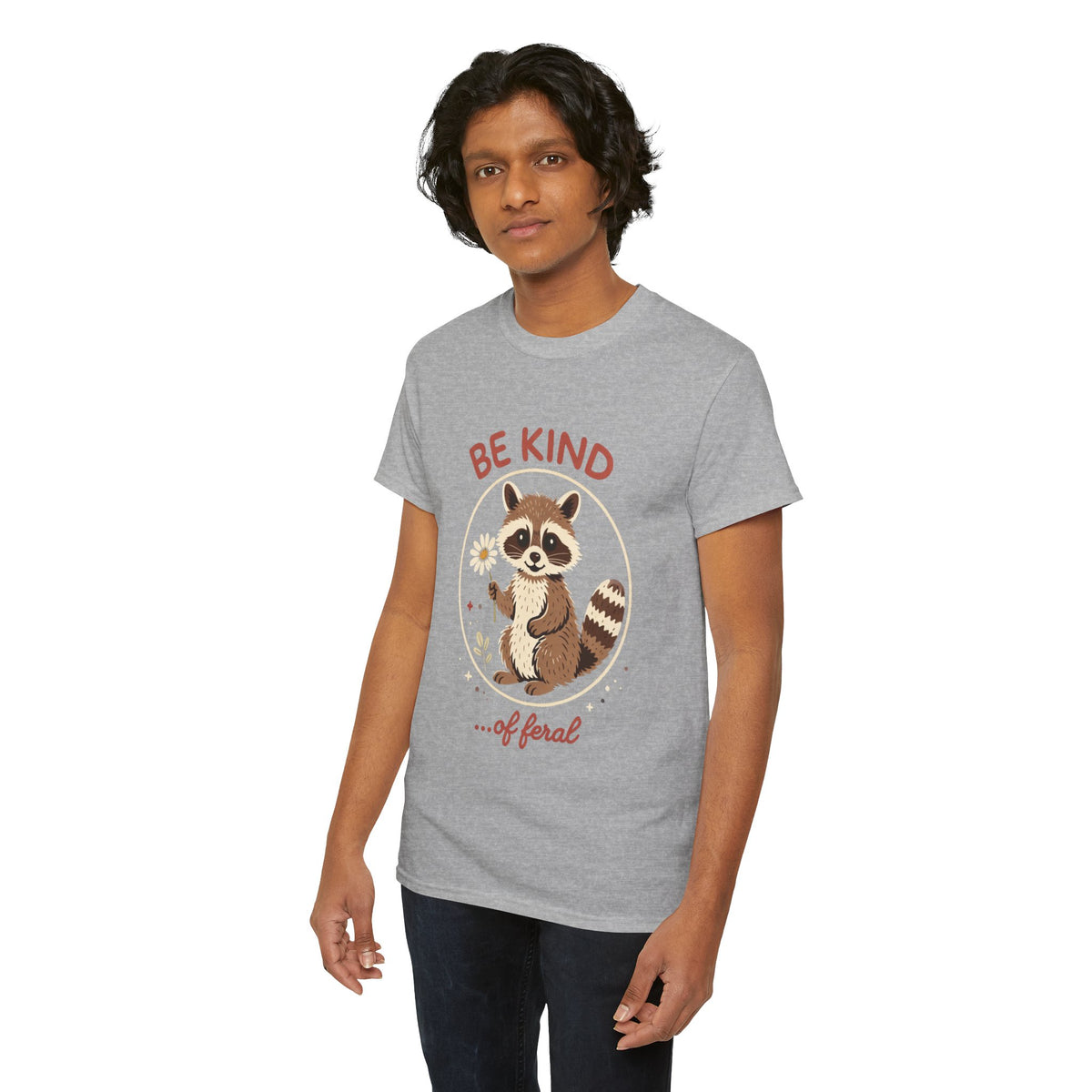 "Be Kind...of Feral" Raccoon Graphic Tee