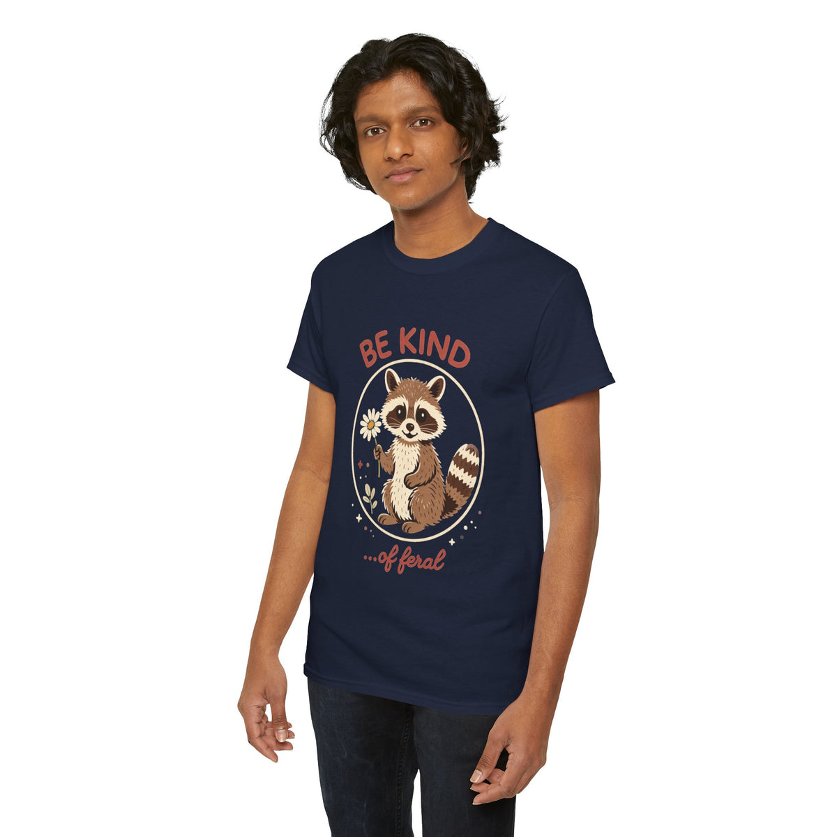 "Be Kind...of Feral" Raccoon Graphic Tee
