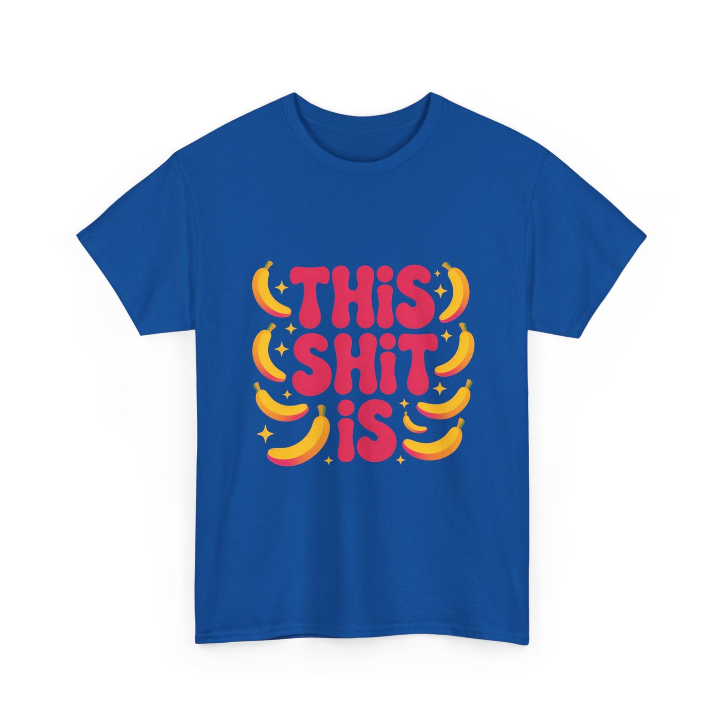 Graphic Tee — “This Shit Is” Retro Banana Pop Shirt
