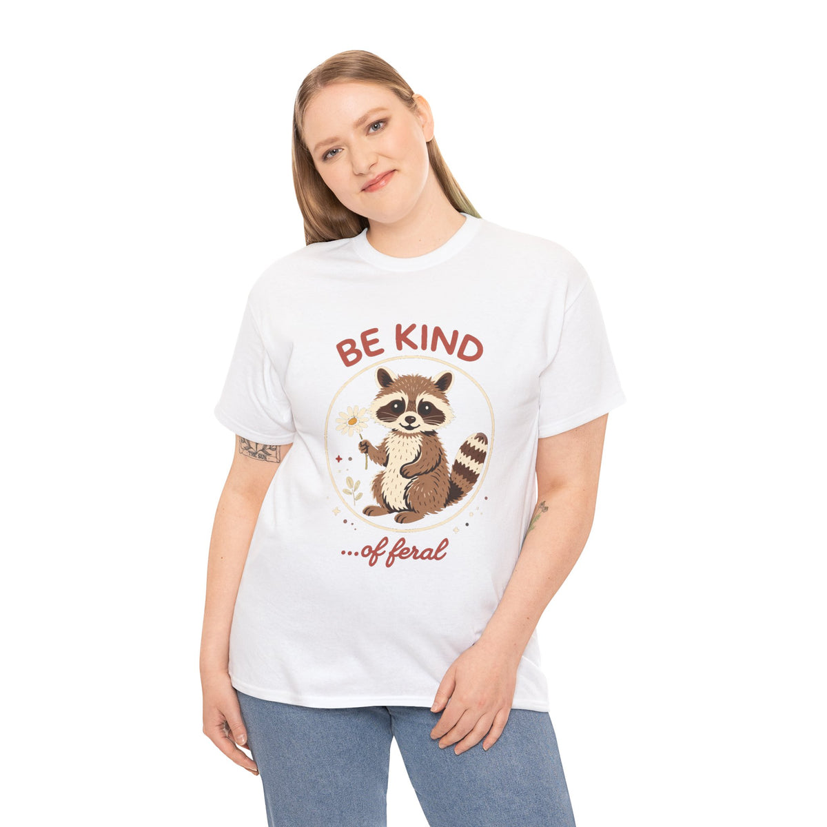 "Be Kind...of Feral" Raccoon Graphic Tee