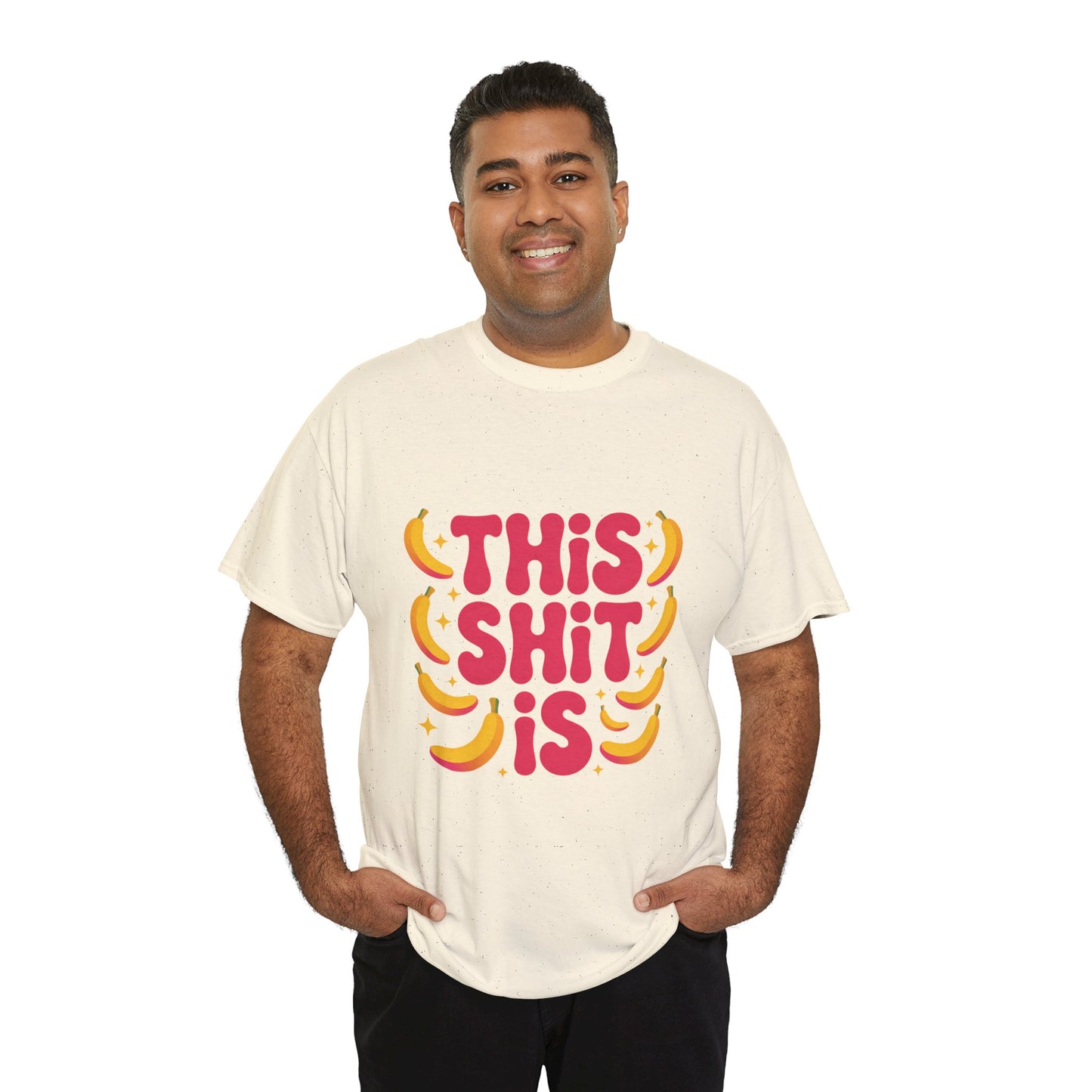 Graphic Tee — “This Shit Is” Retro Banana Pop Shirt
