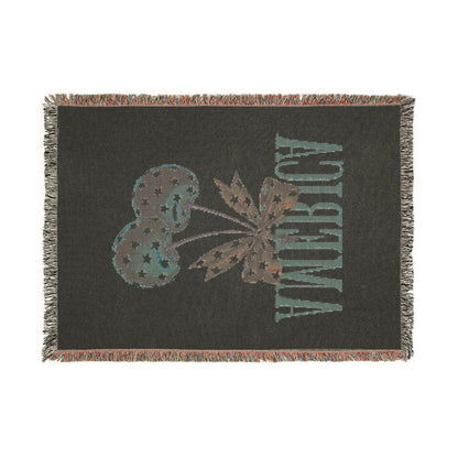 America Cherry Woven Blanket