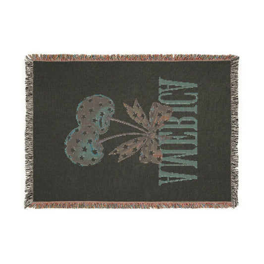 America Cherry Woven Blanket