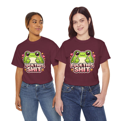 Cute Frog 'Fuck This Shit' T-Shirt