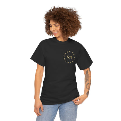 1776 We the People T-Shirt — Vintage Flag Constitution Graphic Tee