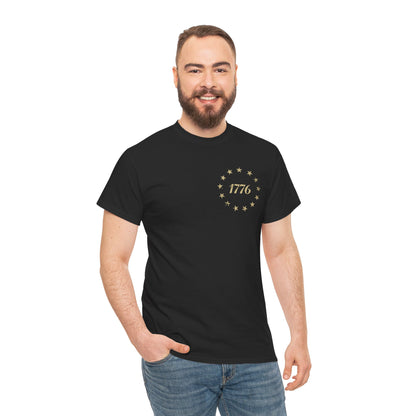 1776 We the People T-Shirt — Vintage Flag Constitution Graphic Tee